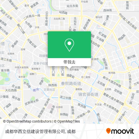 成都华西立信建设管理有限公司地图