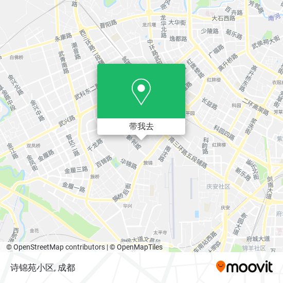诗锦苑小区地图
