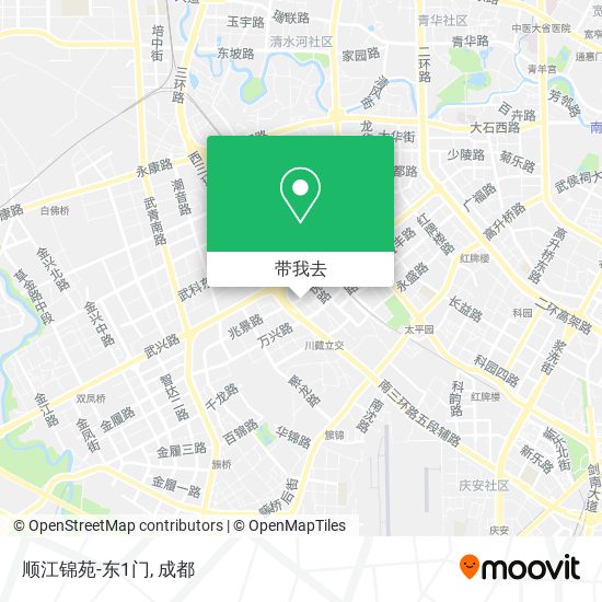 顺江锦苑-东1门地图