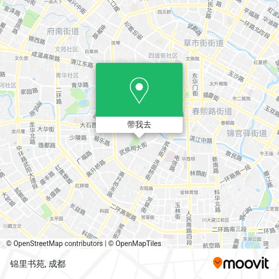 锦里书苑地图