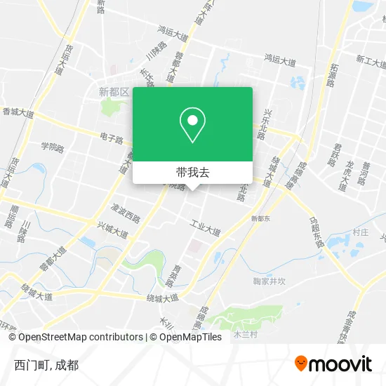 西门町地图