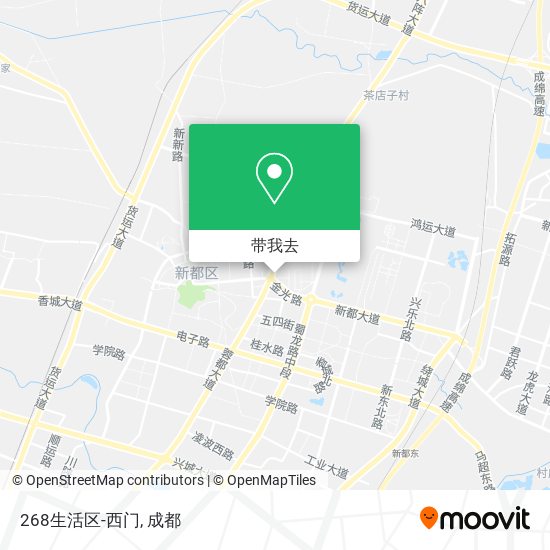 268生活区-西门地图