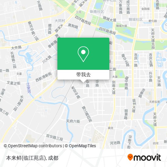 本来鲜(临江苑店)地图