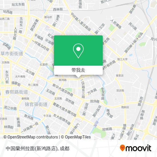中国蘭州拉面(新鸿路店)地图