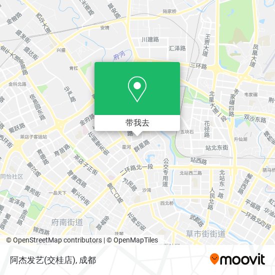 阿杰发艺(交桂店)地图