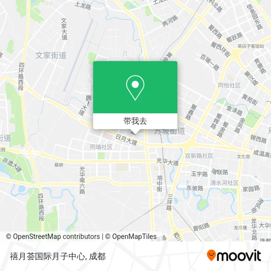 禧月荟国际月子中心地图