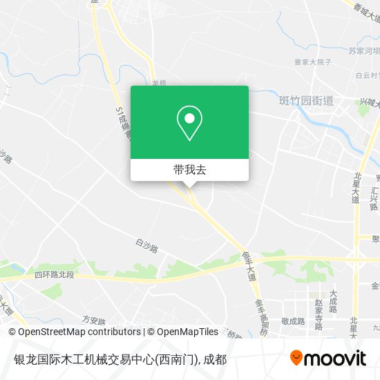 银龙国际木工机械交易中心(西南门)地图