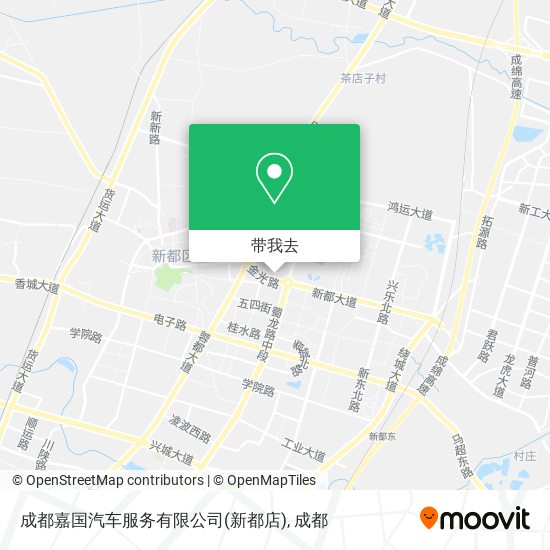 成都嘉国汽车服务有限公司(新都店)地图