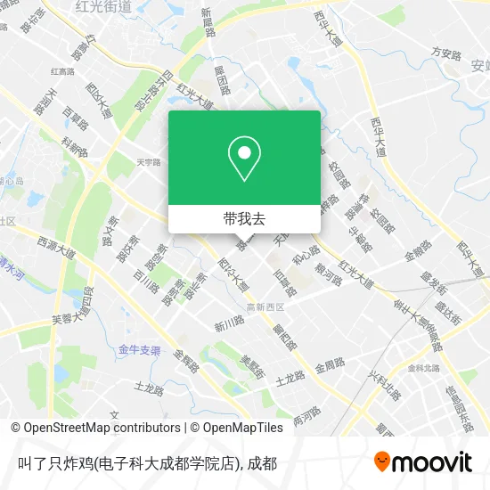 叫了只炸鸡(电子科大成都学院店)地图