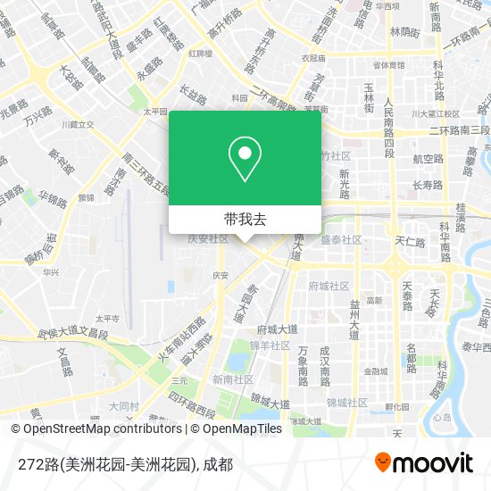 272路(美洲花园-美洲花园)地图