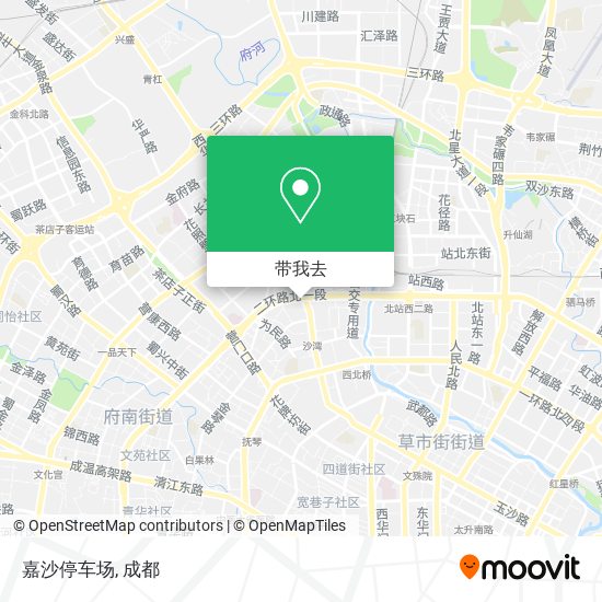 嘉沙停车场地图