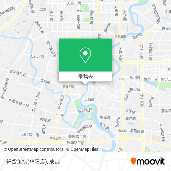 轩货鱼捞(华阳店)地图