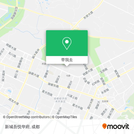新城吾悦华府地图