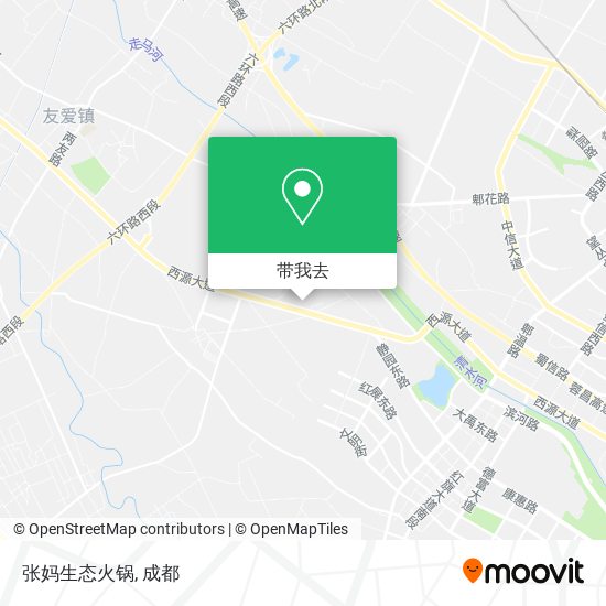 张妈生态火锅地图