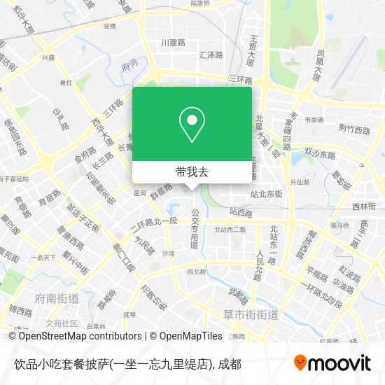饮品小吃套餐披萨(一坐一忘九里缇店)地图