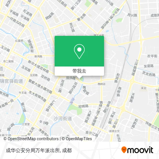 成华公安分局万年派出所地图