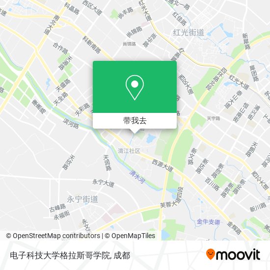 电子科技大学格拉斯哥学院地图