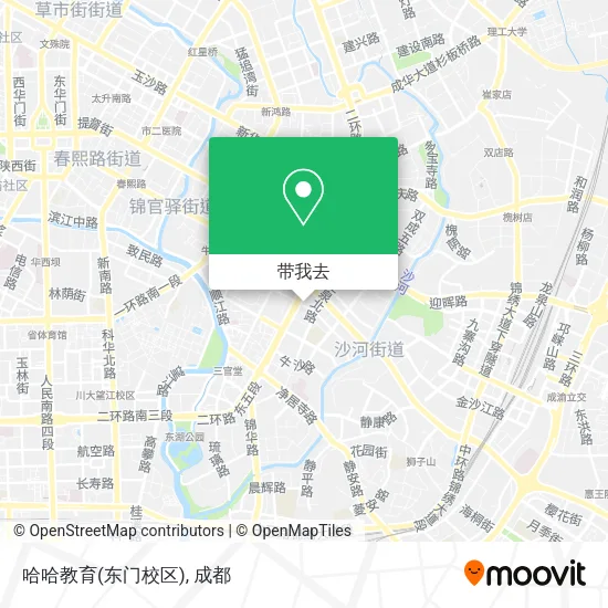 哈哈教育(东门校区)地图