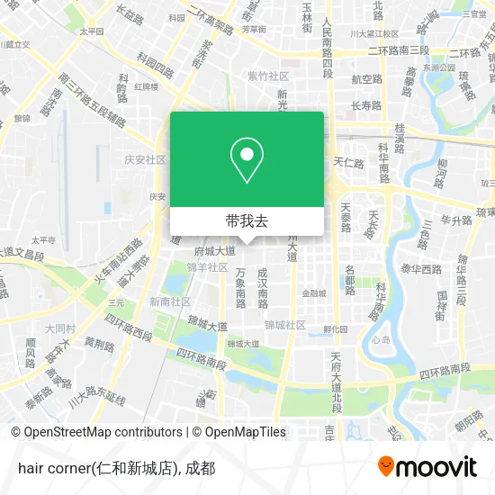 hair corner(仁和新城店)地图