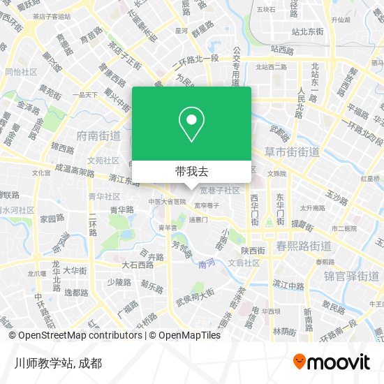 川师教学站地图