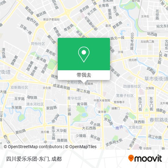 四川爱乐乐团-东门地图