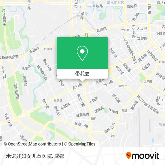 米诺娃妇女儿童医院地图