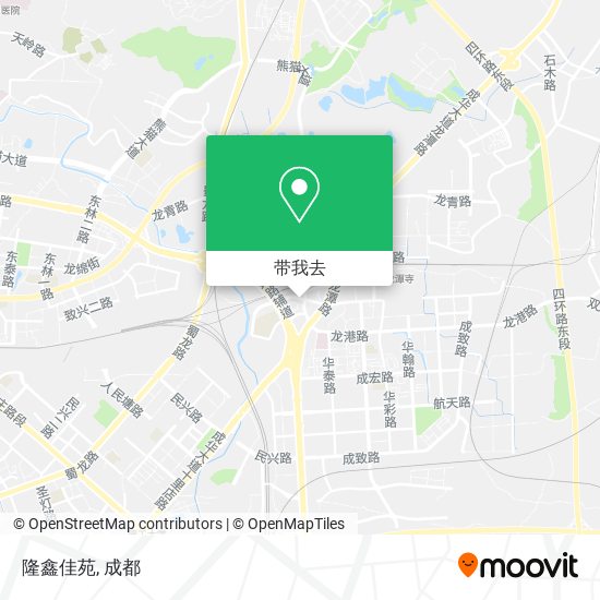 隆鑫佳苑地图