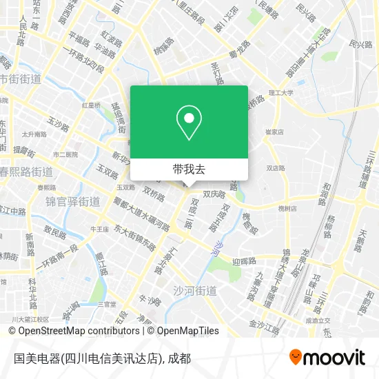 国美电器(四川电信美讯达店)地图