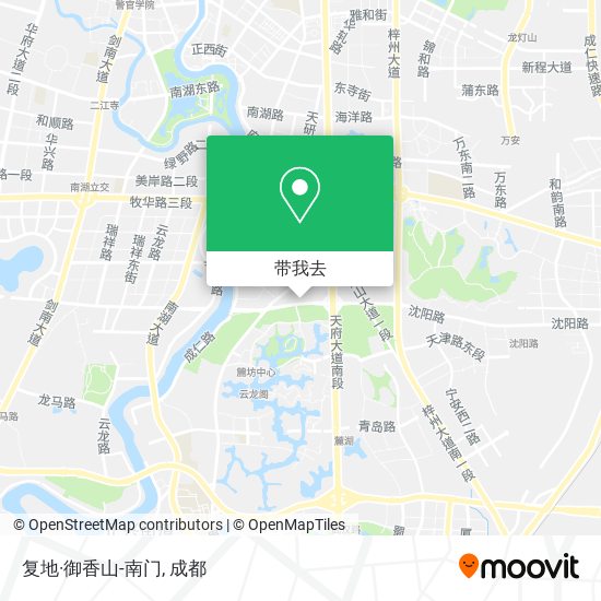 复地·御香山-南门地图