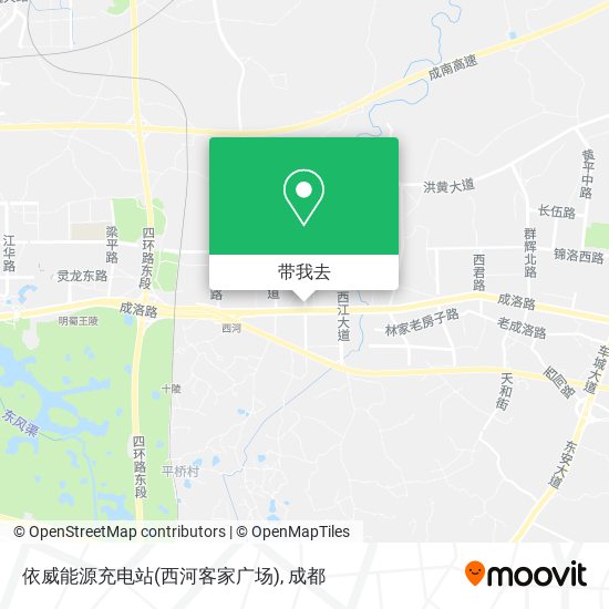依威能源充电站(西河客家广场)地图