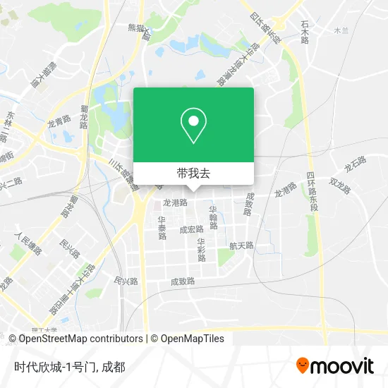 时代欣城-1号门地图