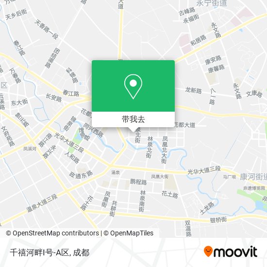 千禧河畔I号-A区地图