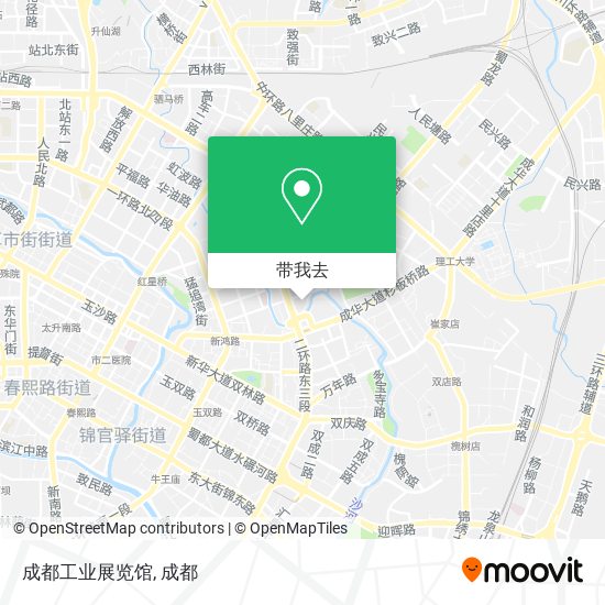 成都工业展览馆地图