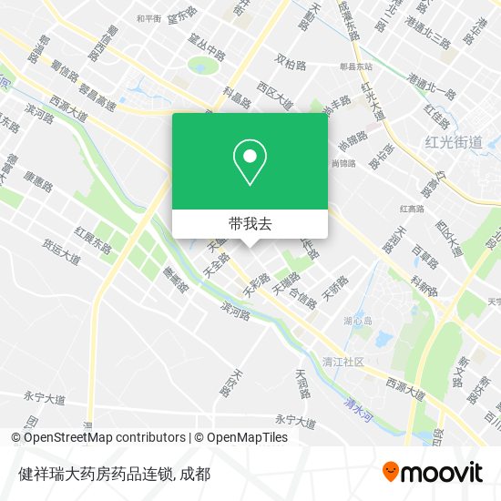 健祥瑞大药房药品连锁地图