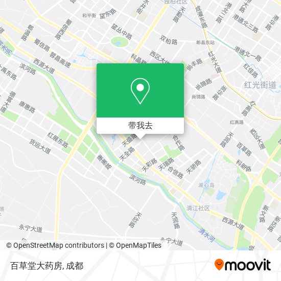 百草堂大药房地图
