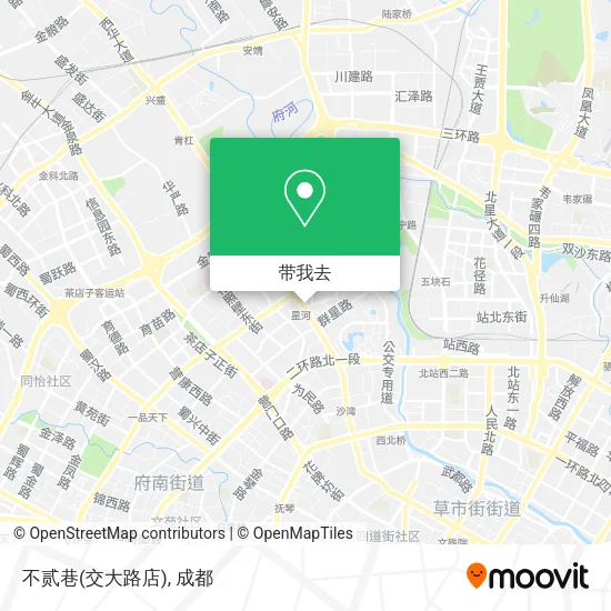 不贰巷(交大路店)地图