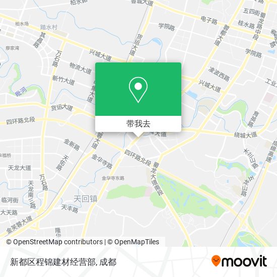 新都区程锦建材经营部地图