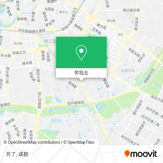 开了地图
