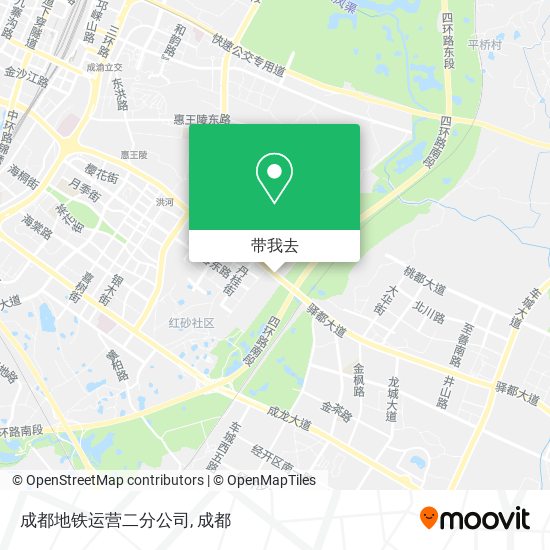 成都地铁运营二分公司地图