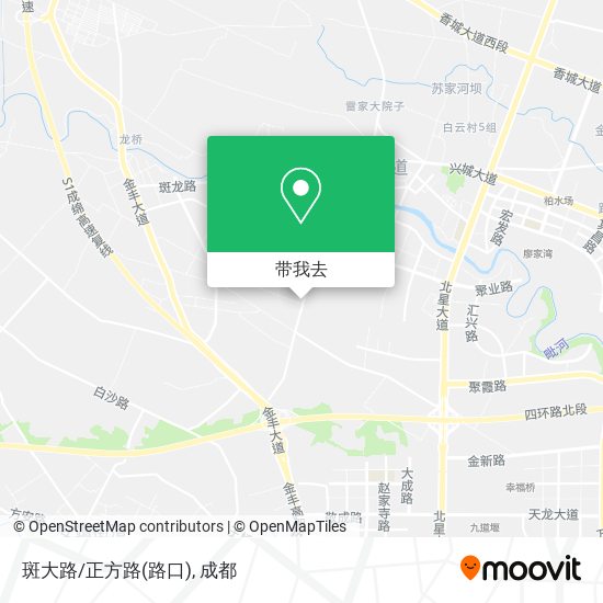 斑大路/正方路(路口)地图