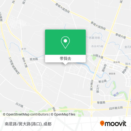 南星路/斑大路(路口)地图