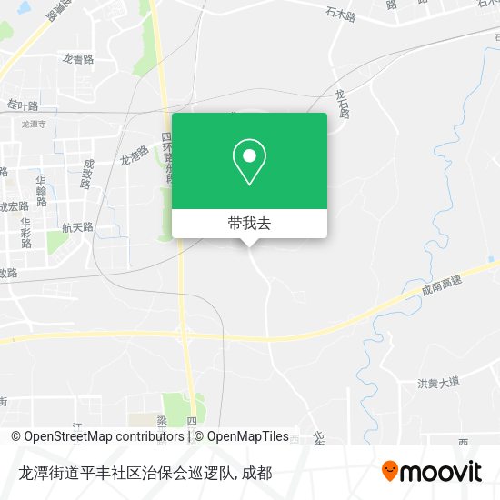 龙潭街道平丰社区治保会巡逻队地图