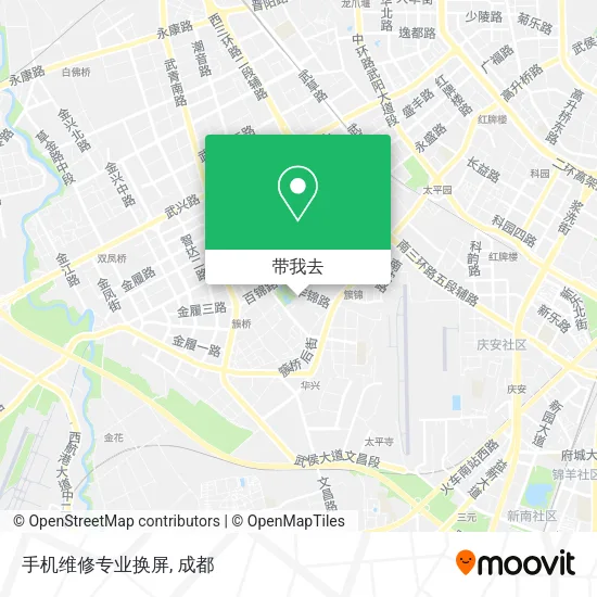 手机维修专业换屏地图