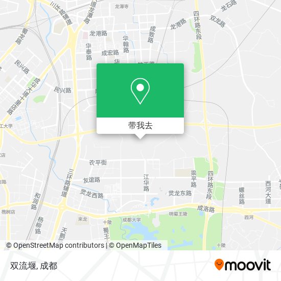 双流堰地图