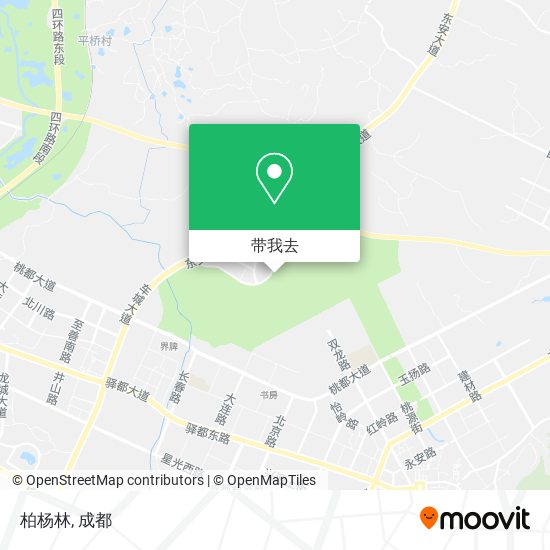 柏杨林地图
