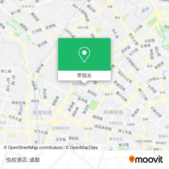 悦程酒店地图