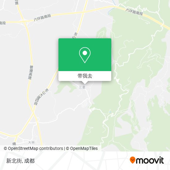 新北街地图