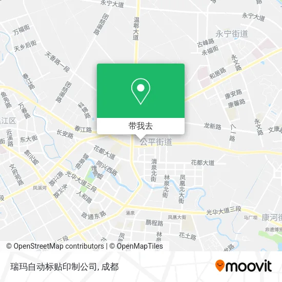 瑞玛自动标贴印制公司地图
