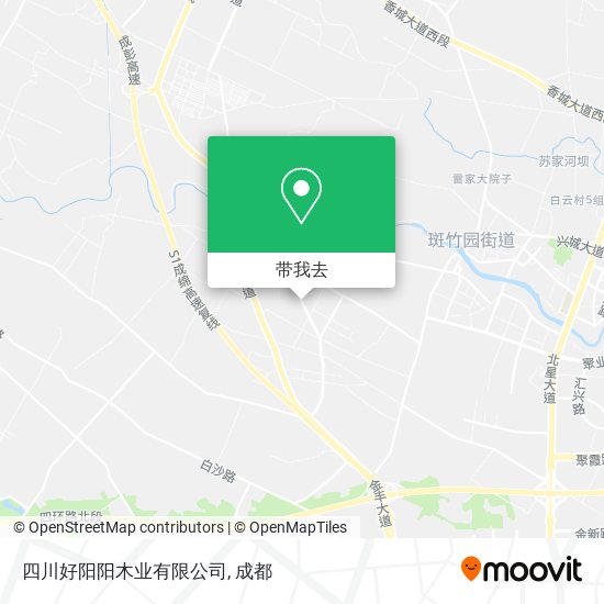 四川好阳阳木业有限公司地图