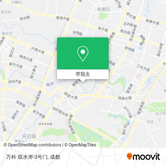万科·双水岸-3号门地图